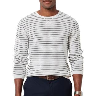 Pull Blanc/Marine Homme Freeman Porter Pharell vue 0