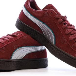 Baskets Bordeaux Garçon/Fille Puma Suede 2 One Piece Jr vue 7