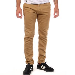 Pantalon toile Marron Homme Freeman T. Porter Gino vue 0