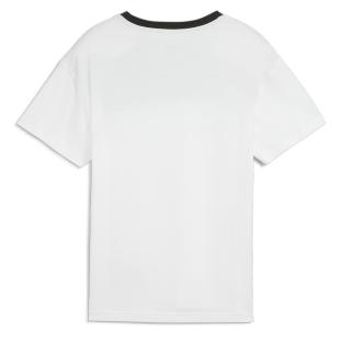 T-shirt Blanc/Noir/Gris Garçon Puma Power Colorblock vue 2