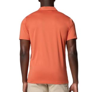 Polo Orange Homme Columbia Hike vue 0