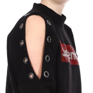 Robe Sweat Noire Femme Supreme Jessy vue 3