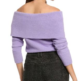 Pull Violet Femme Morgan BOGO vue 0