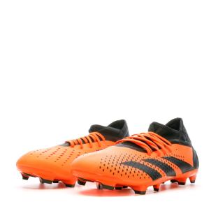Chaussures de Football Orange Mixte Adidas Predator Accuracy.3 Fg vue 6