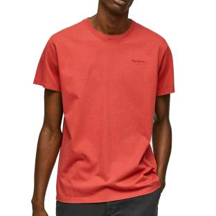T-shirt Rouge Homme Pepe jeans Jacko pas cher