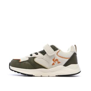 Baskets Beiges/Kaki Garçon Le Coq Sportif Runner pas cher