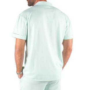 Chemise Vert Homme Paname Brothers Dov vue 0