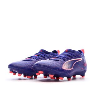 Chaussures de Foot Violet Junior Puma Ultra 5 Match FG/AG vue 6
