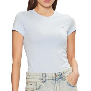 T-shirt Bleu Femme Tommy Hilfiger Tjw pas cher