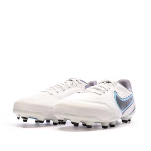 Chaussures de Foot Blanches Junior Nike Legend 9 Academy FG/MG vue 6