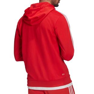 Sweat Zippé Rouge Homme Adidas HB9513 vue 2