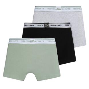 Lot de 3 Boxers Gris/Kaki Homme Teddy Smith 1TS/52/9 vue 2
