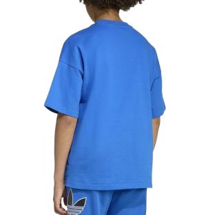 Camiseta azul unisex Adidas JV8557 ver 0