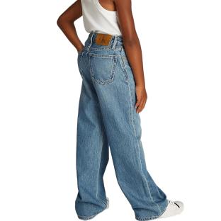 Jean Loose Bleu Fille Calvin Klein Jeans IG0IG02842 vue 2