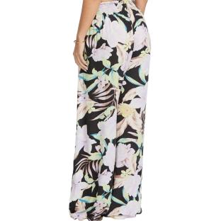 Pantalon Noir à Fleurs Femme Billabong Split Spirit vue 0