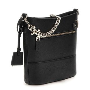 Sac à Bandoulière Noir Femme Guess Silvye vue 2