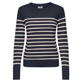 Pull Marine Femme JDY Maloun 15312026 vue 3