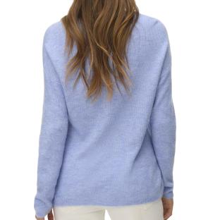 Pull Bleu Femme Vero Moda Crew vue 0