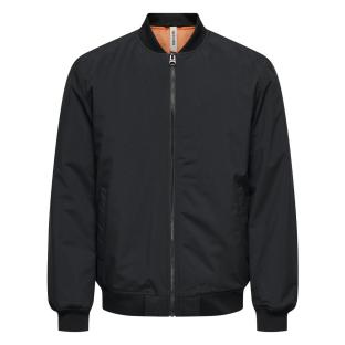 Bomber Noir Homme Only & Sons Josh pas cher
