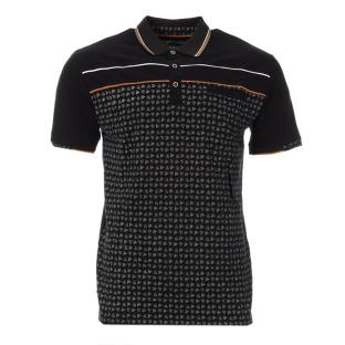 Polo Noir Homme RMS26 91185 pas cher