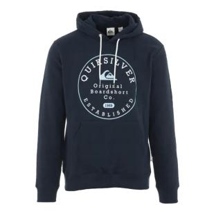 Sweat Bleu foncé Homme Quiksilver Circletrimhood vue 0