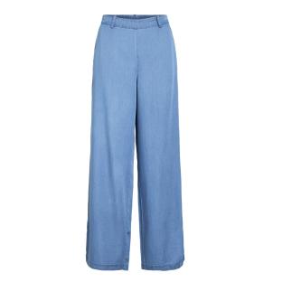 Pantalon fluide Bleu Femme Vila Vibista vue 3