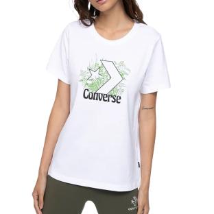 T-shirt Blanc Femme Converse 3219 pas cher