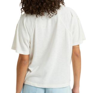T-shirt Ecru Femme Roxy Time For Palm vue 2