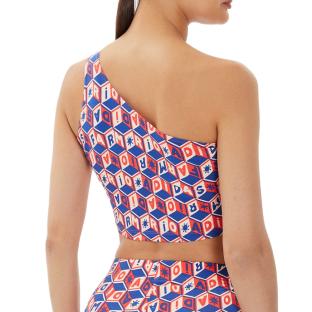 Débardeur Bleu/Rouge/Blanc Femme Adidas Farm vue 0