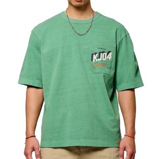 T-Shirt Vert Homme Kaporal BAXH pas cher