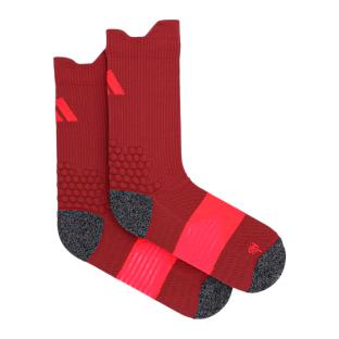 X1 Paire de Chaussettes Rouge Adidas Runxboost Sock vue 0