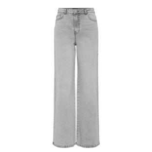 Jean Loose Gris Femme Pieces Elmae vue 0