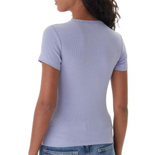 T-Shirt Violet Femme Tommy Hilfiger Badge DW0DW17881 vue 0