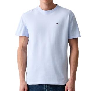 T-shirt Bleu Clair Homme Tommy Hilfiger Tjm Slim Linear vue 0