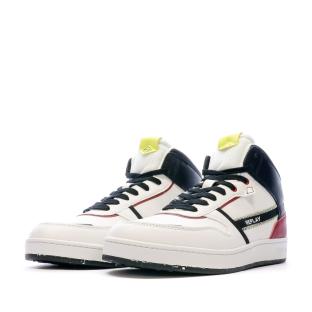 Baskets Blanches Homme Replay Unbroke vue 6