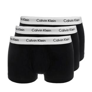 x3 Boxers Noirs Homme Calvin Klein Relaxed Fit Trunk pas cher