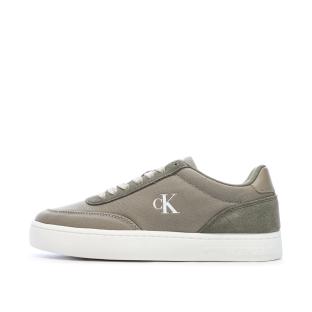 Baskets Kaki Homme Calvin Klein Jeans Classic Cupsole Mg pas cher