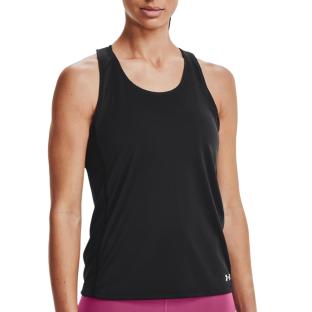 Débardeur de Sport Noir Femme Under Armour Fly By Tank pas cher