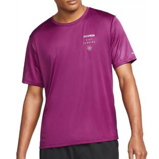 T-shirt Violet Homme Nike Miler pas cher