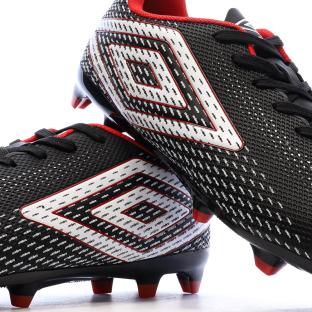 Chaussures de Foot Noires Homme Umbro Aurora Ii Lo FG vue 0