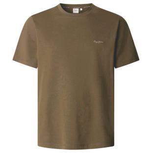 Men’s Dark Brown T-shirt, Pepe Jeans Contrast Connor Photo of the Espace des Marques %store% store - view of %key%