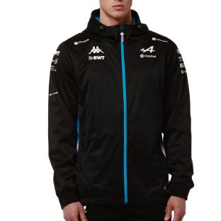Veste Noire/Turquoise Homme Kappa Adrafi pas cher