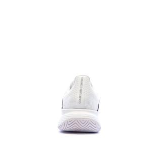 Chaussures de Tennis Blanches Homme Adidas Courtjam Control M vue 3