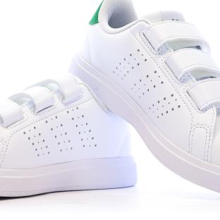 Baskets Blanches Garçon/Fille Adidas Advantage Base 2.0 vue 7