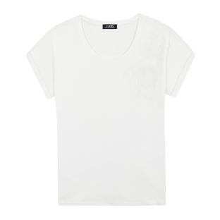 T-Shirt Blanc Femme TBS ZILDOTEE vue 0