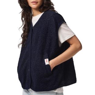 Gilet sans manche Marine Femme Pieces Katty vue 0