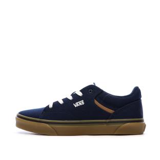 Baskets Marine Garçon Vans Seldan pas cher