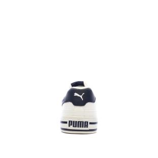 Baskets Blanc/Marine Homme Puma Court Classic vue 3