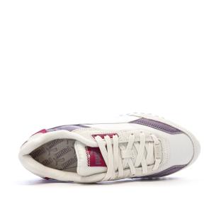 Baskets Blanches/Violettes Femme Puma Blktop vue 4