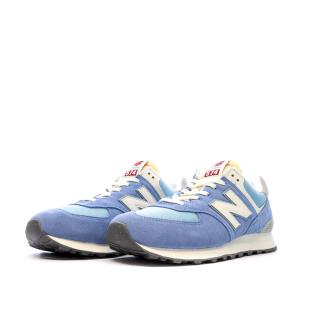 Baskets Bleu Clair Homme New Balance 574 vue 0